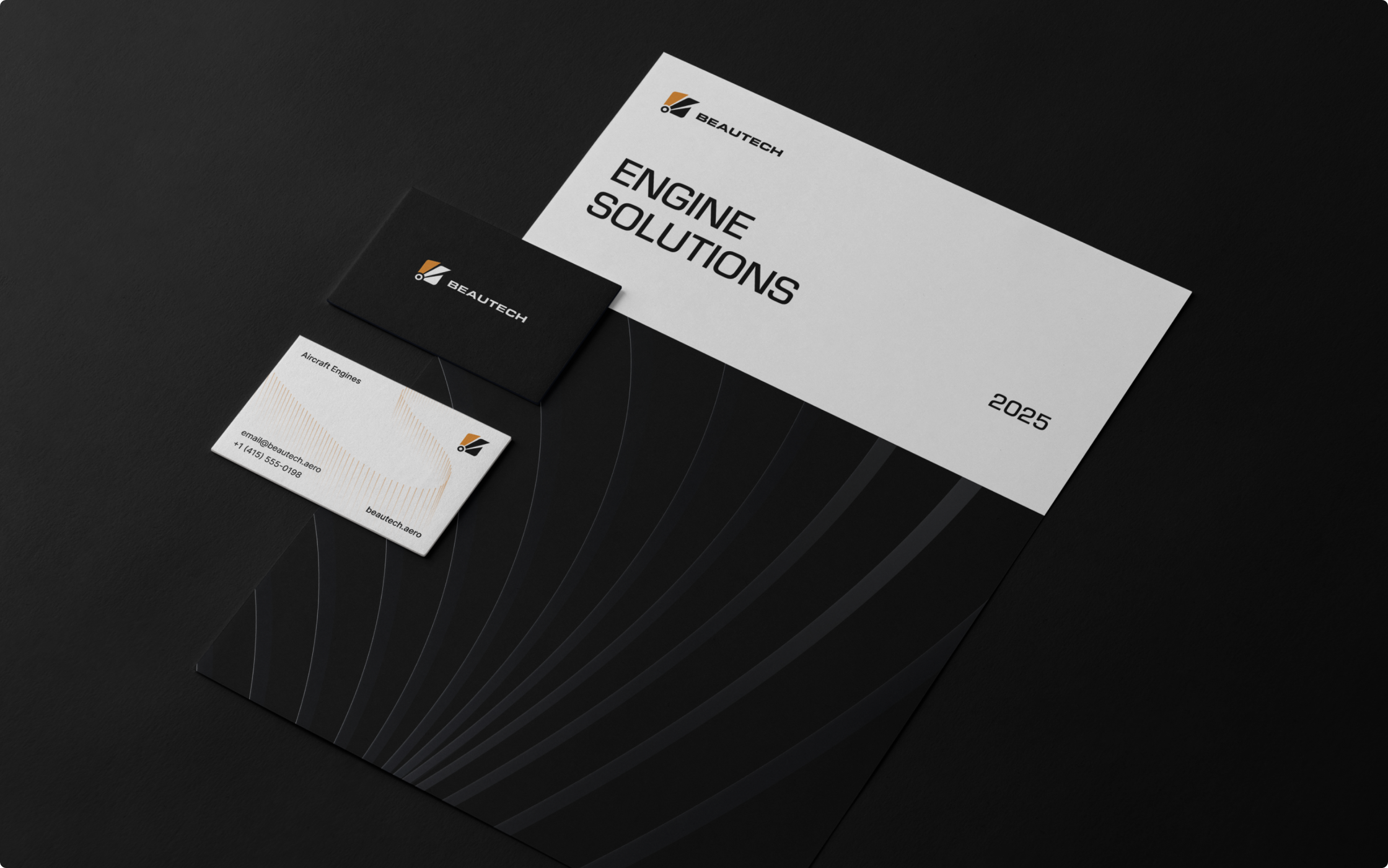 BeauTech stationery and Engine Solutions booklet