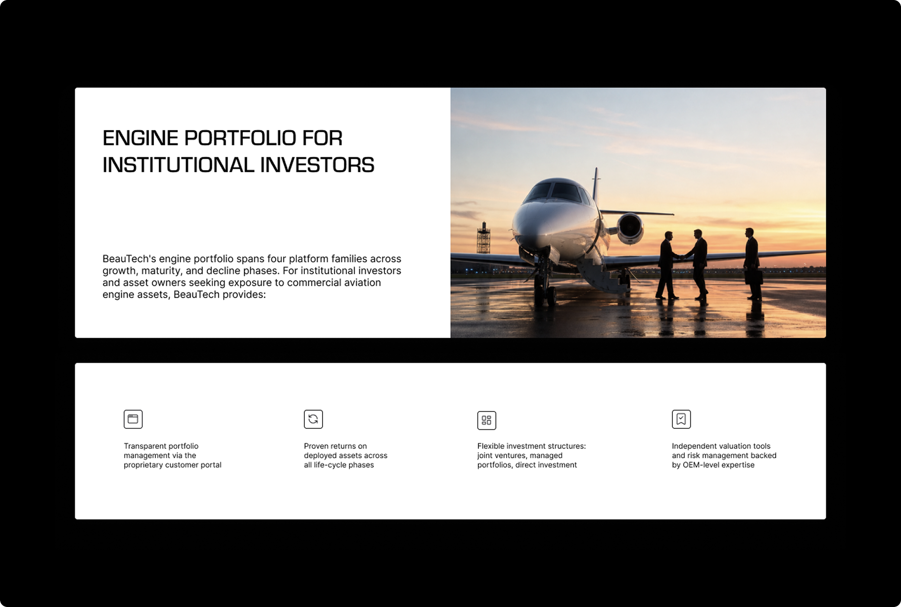 BeauTech institutional-investor website page